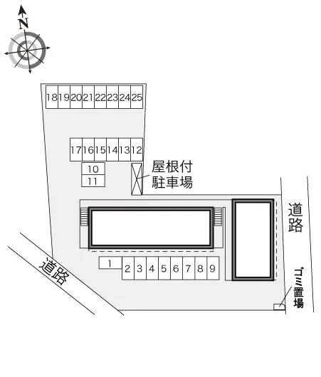 ★手数料０円★日進市浅田町　月極駐車場（LP）